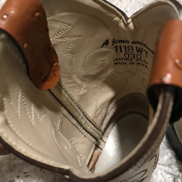 Genuine Leather Cowgirl Boots - Picture 8 of 8